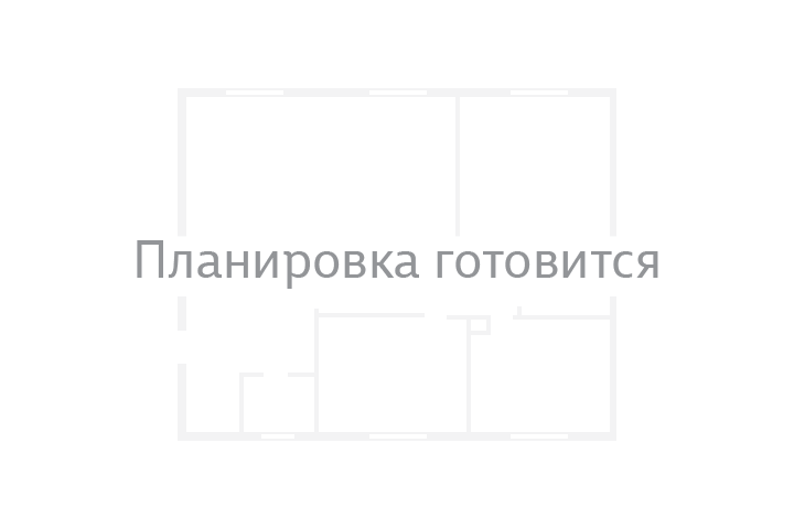 Однокомнатная квартира 63.76 м²